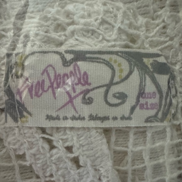 FREE PEOPLE Off The Coast Crochet Layer CARDIGAN - Picture 8 of 9